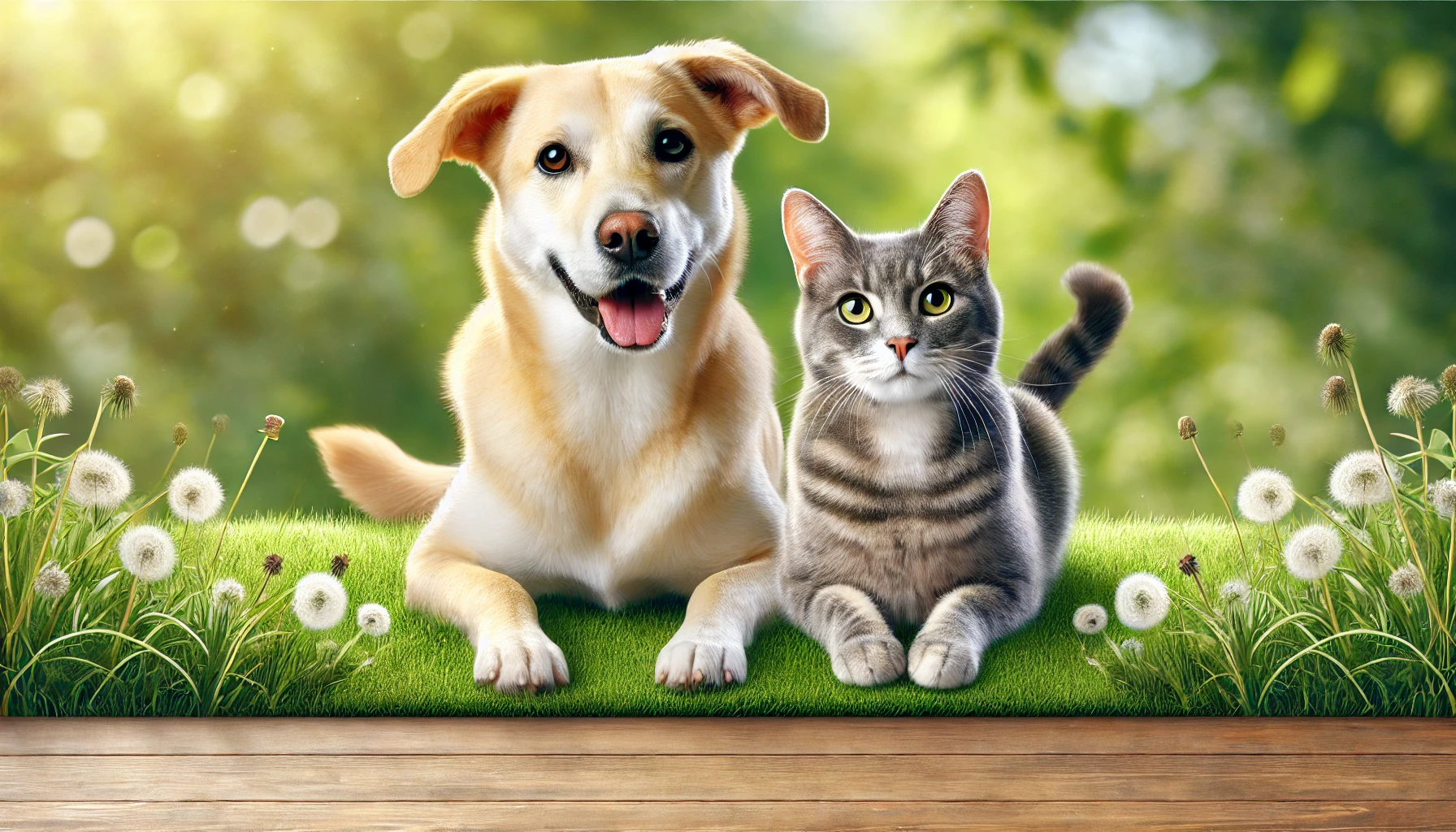 Assurance chien chat – visuel informatif Crédits Assur Perpignan avec silhouettes de chien et chat