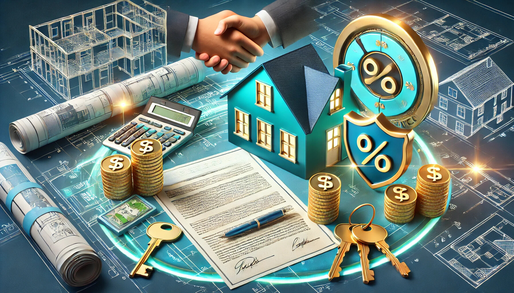 Un emprunteur signe un contrat d’assurance emprunteur avec un conseiller, symbolisant la sécurisation de son prêt immobilier.