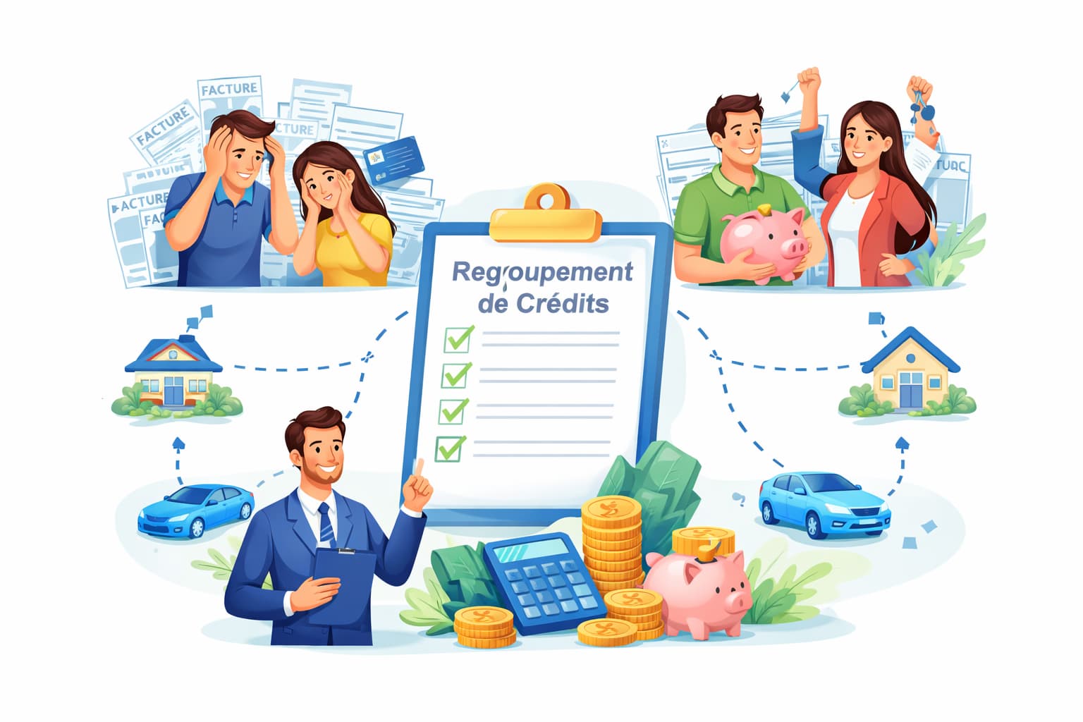 Pourquoi faire un regroupement de crédits