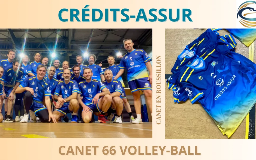 Crédits-Assur partenaire du  Canet Volley-Ball