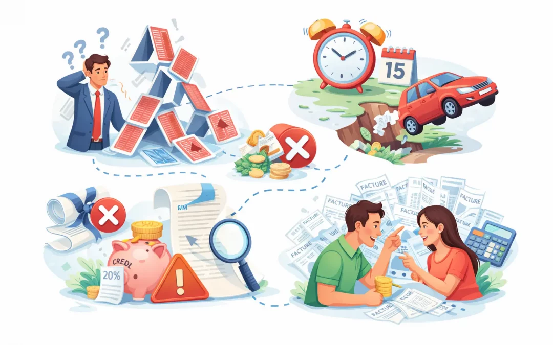 Les erreurs à éviter lors d’un regroupement de crédits