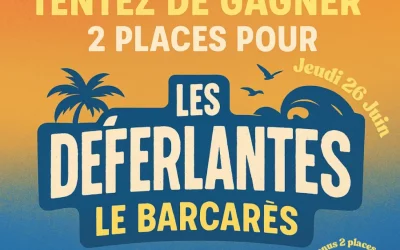 Gagnez vos places pour Les Déferlantes 2025 & une session chez SENSAS Perpignan !
