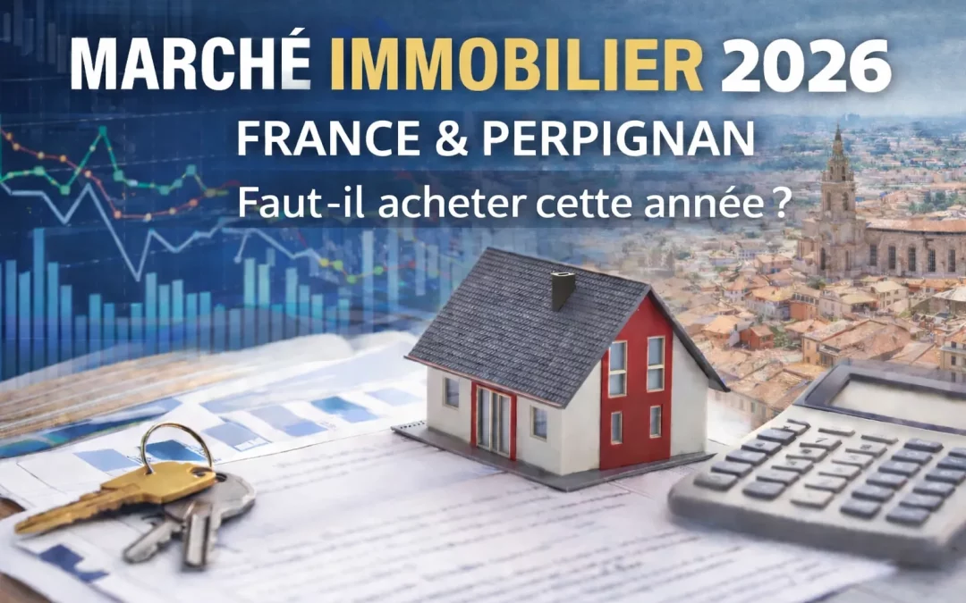 Marché immobilier 2026 : tendances nationales et opportunités à Perpignan (66)