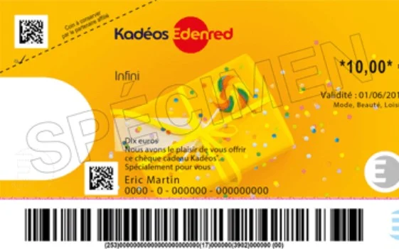 Modèle de bon de parrainage crédit immobilier Credits Assur avec chèques cadeaux