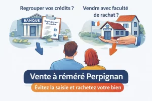 comparaison vente à réméré Perpignan et regroupement de crédits pour éviter une saisie immobilière