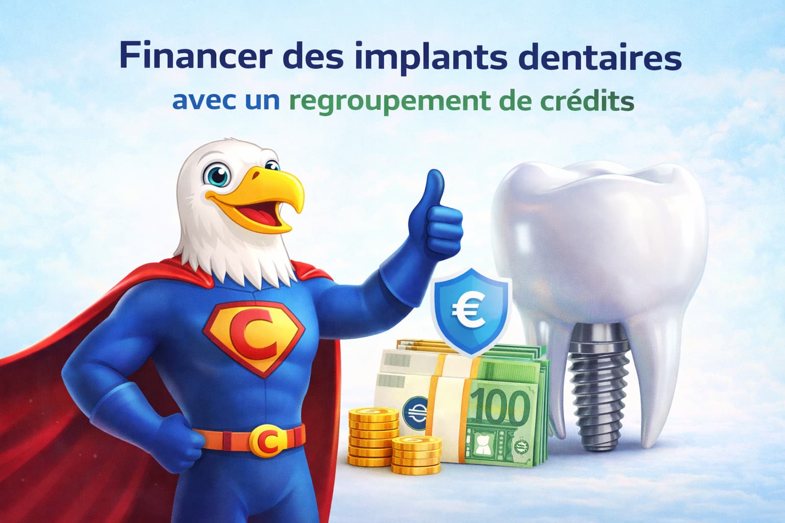 financer des implants dentaires grâce au regroupement de crédits avec CREDITS ASSUR courtier à Perpignan