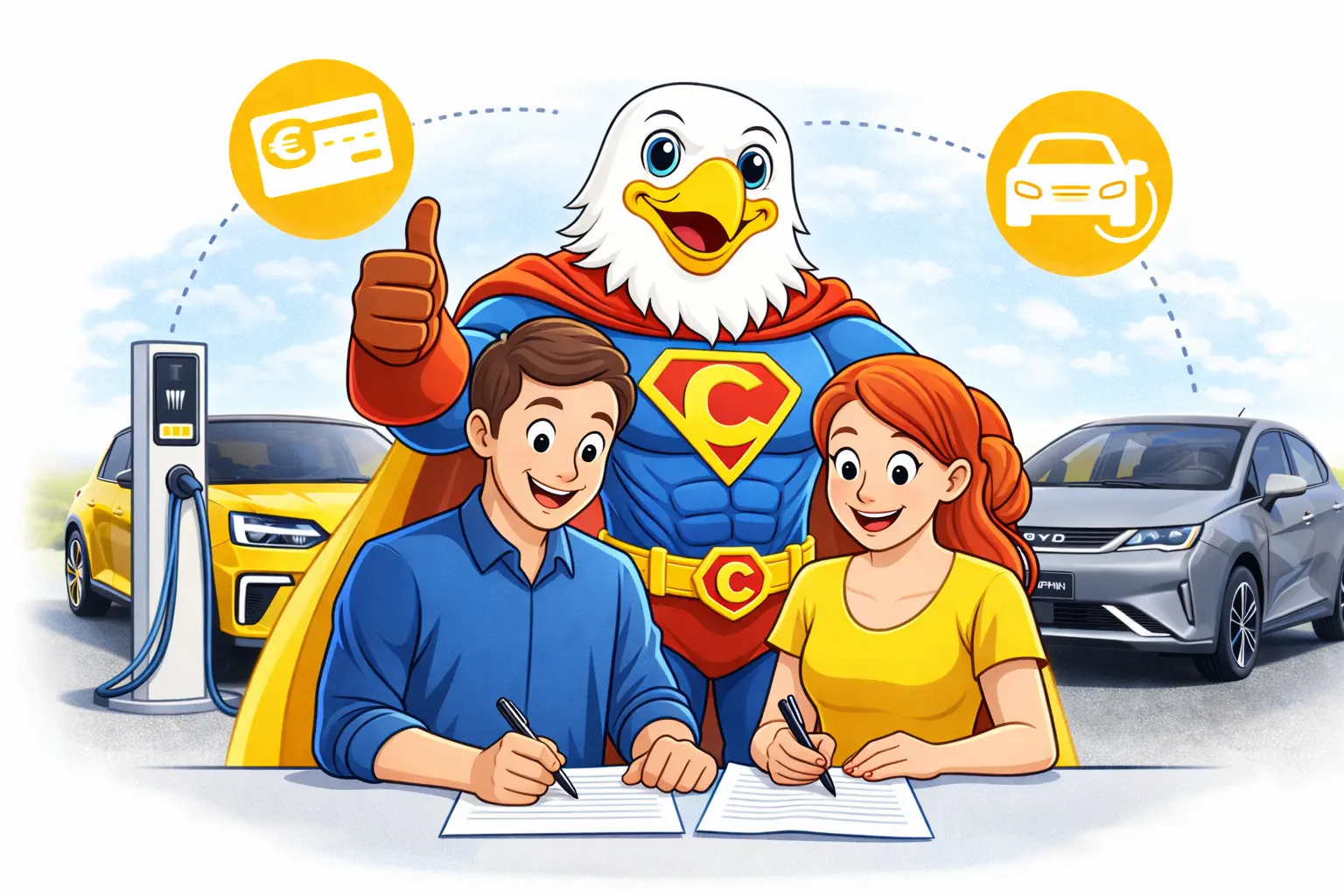 accompagnement financement voiture electrique avec regroupement de credits