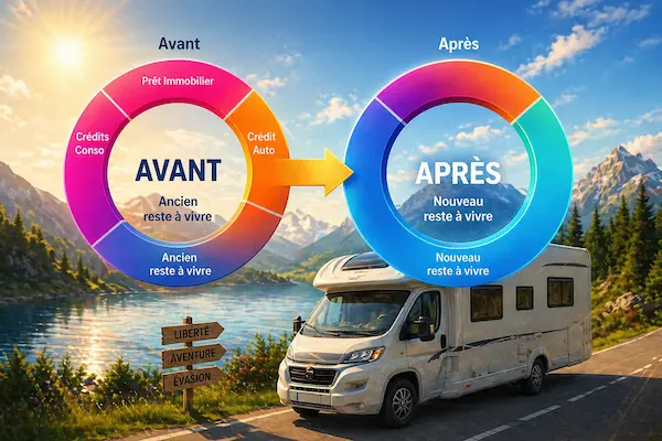 avant après financement de camping car