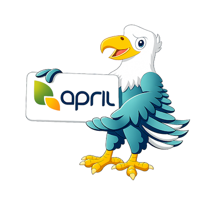 mascotte credits assur April