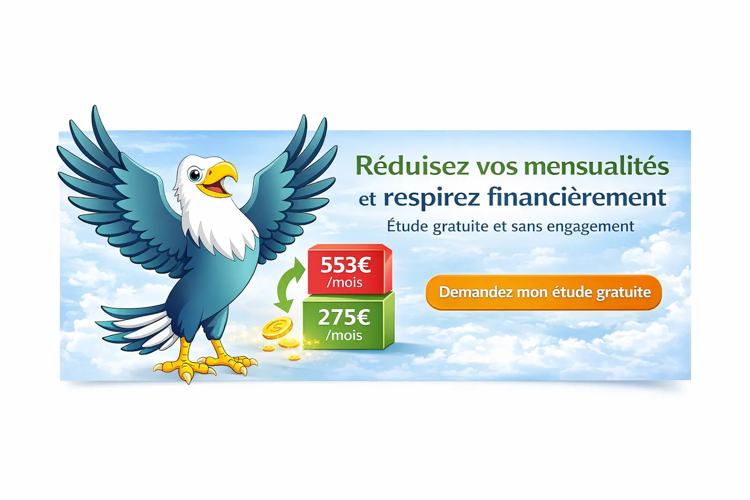 regroupement credits diminuer mensualites exemple avant apres courtier